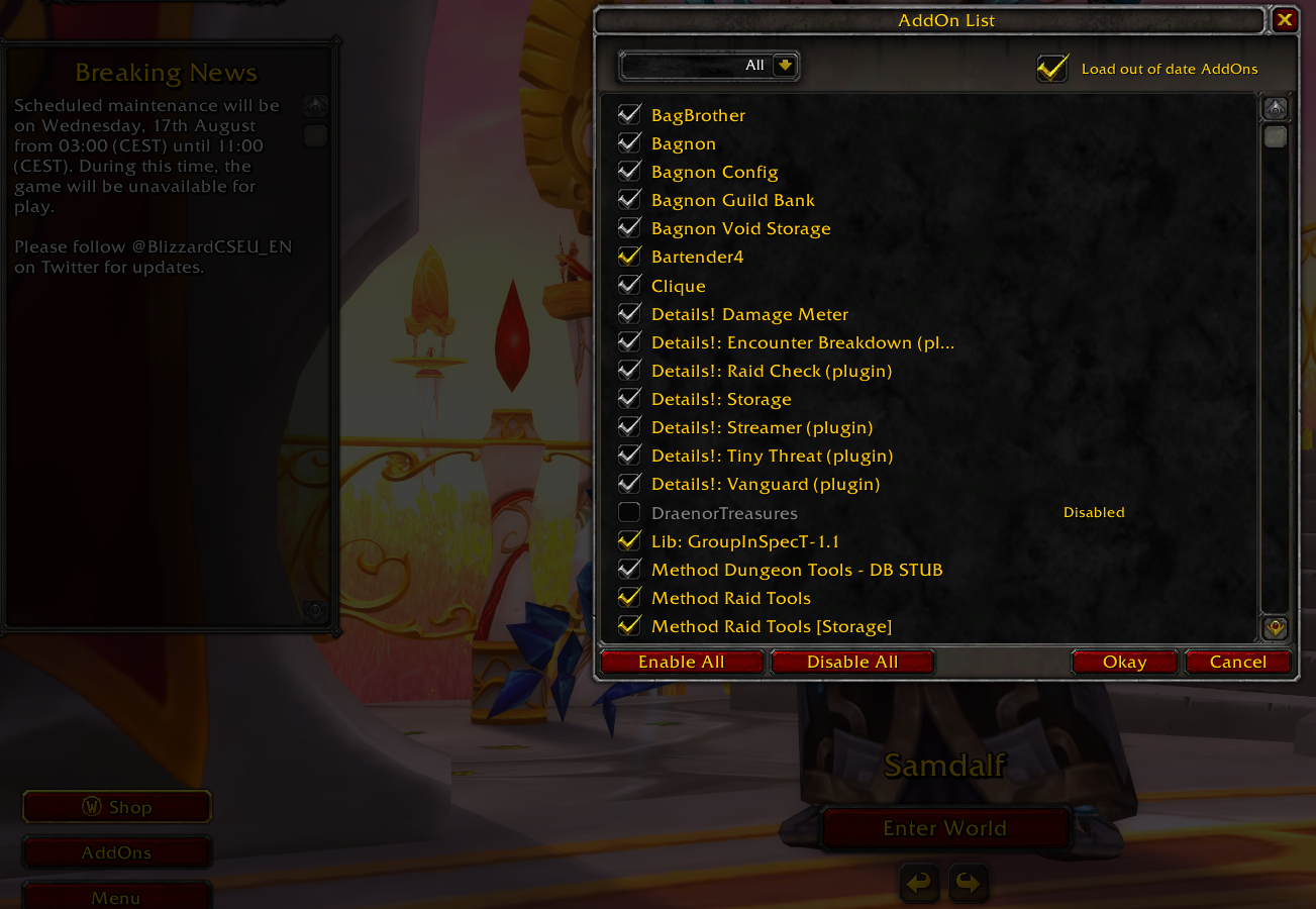 Wow AddOns